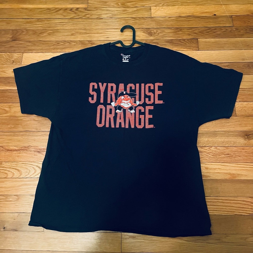 Syracuse Orange Black Tee with Orange Logo